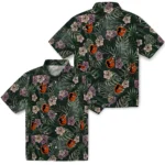 Baltimore Orioles Hawaiian Shirt – Hibiscus Leaves Pattern