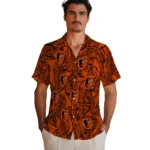 Baltimore Orioles Hawaiian Shirt – Leaf Outline