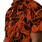 Baltimore Orioles Hawaiian Shirt – Monstera Layer