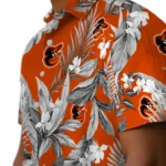 Baltimore Orioles Hawaiian Shirt – Palm Leaves