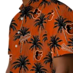 Baltimore Orioles Hawaiian Shirt – Palm Tree Motif