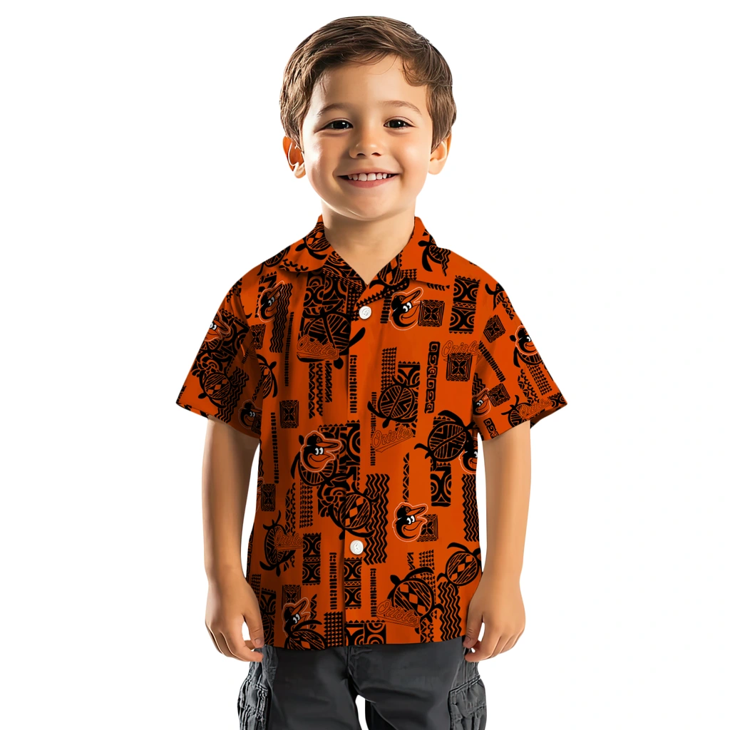 Baltimore Orioles Hawaiian Shirt - Turtle Lines baltimore orioles turtle lines orange hawaiian shirts top rated