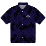 Baltimore Ravens Hawaiian Shirt – 50th State Flower