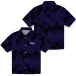 Baltimore Ravens Hawaiian Shirt – 50th State Flower