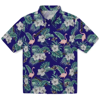 baltimore ravens flamingo palms purple hawaiian shirts best selling