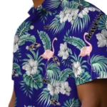 Baltimore Ravens Hawaiian Shirt – Flamingo and Hibiscus