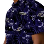 Baltimore Ravens Hawaiian Shirt – Hibiscus Exotic