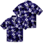 Baltimore Ravens Hawaiian Shirt – Hibiscus Flower Design