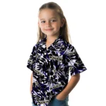 Baltimore Ravens Hawaiian Shirt – Hibiscus Overlay