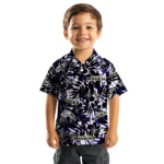Baltimore Ravens Hawaiian Shirt – Hibiscus Overlay