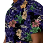 Baltimore Ravens Hawaiian Shirt – Hibiscus Tiki Jungle