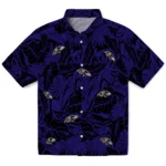 Baltimore Ravens Hawaiian Shirt – Monstera Layer