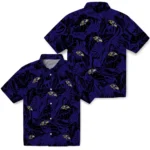 Baltimore Ravens Hawaiian Shirt – Monstera Layer