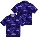 Baltimore Ravens Hawaiian Shirt – Palm And Clouds