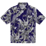 Baltimore Ravens Hawaiian Shirt – Palm Leaves
