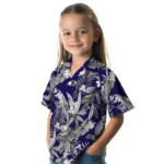 Baltimore Ravens Hawaiian Shirt – Palm Leaves