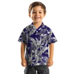 Baltimore Ravens Hawaiian Shirt – Palm Leaves