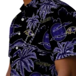 Baltimore Ravens Hawaiian Shirt – Palm Sunset