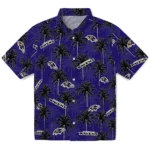 Baltimore Ravens Hawaiian Shirt – Palm Tree Motif