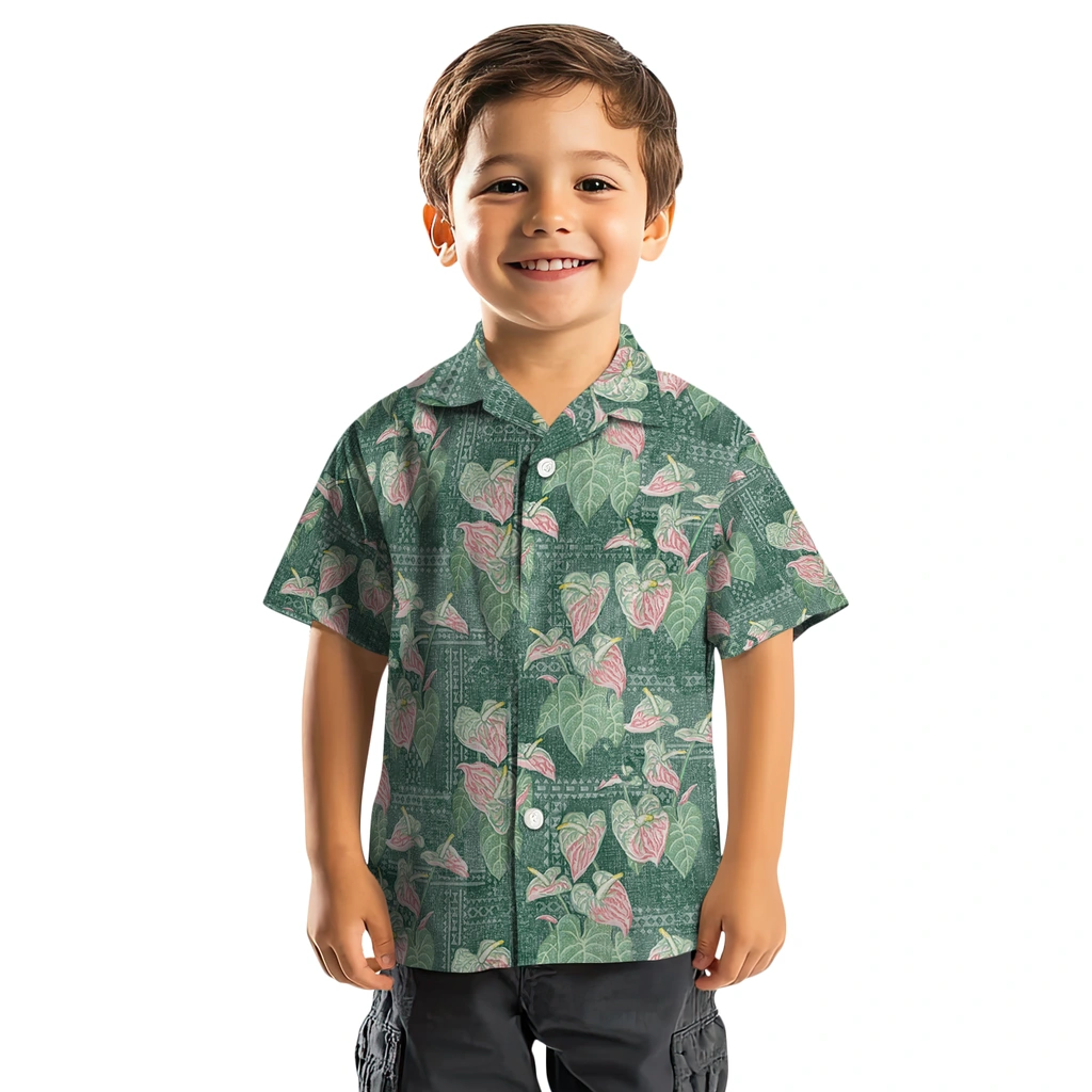 Baylor Bears Hawaiian Shirt - Anthurium Overlay baylor bears anthurium overlay green hawaiian shirts top rated