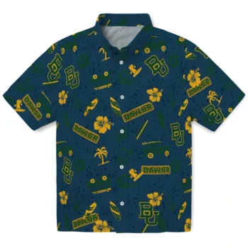baylor bears beach vibe navy hawaiian shirts best selling