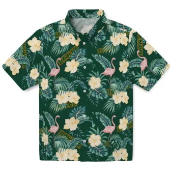 baylor bears flamingo palms green hawaiian shirts best selling