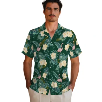 baylor bears flamingo palms green hawaiian shirts fashion forward