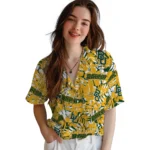 Baylor Bears Hawaiian Shirt – Hibiscus Overlay