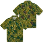 Baylor Bears Hawaiian Shirt – Leaf Outline