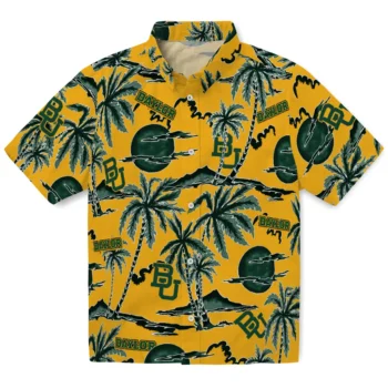 baylor bears palm sunset hawaiian shirts best selling
