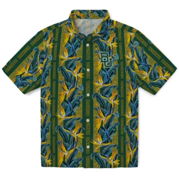 baylor bears paradise vines green hawaiian shirts best selling