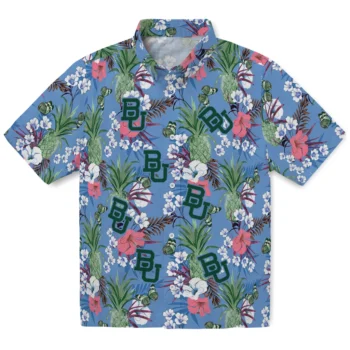 baylor bears pineapple bouquet best sky blue hawaiian shirts best selling