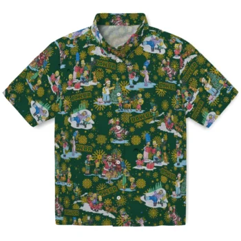 baylor bears simpsons christmas green hawaiian shirts best selling