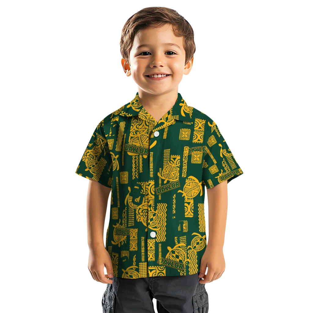 Baylor Bears Hawaiian Shirt - Turtle Lines baylor bears turtle lines green hawaiian shirts top rated