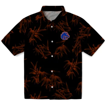 boise state broncos bamboo branches orange black hawaiian shirts best selling