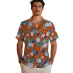 Boise State Broncos Hawaiian Shirt – Flamingo and Hibiscus