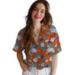 Boise State Broncos Hawaiian Shirt – Flamingo and Hibiscus