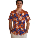 Boise State Broncos Hawaiian Shirt – Hibiscus Flower Design