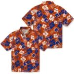 Boise State Broncos Hawaiian Shirt – Hibiscus Flower Design
