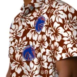 Boise State Broncos Hawaiian Shirt – Hibiscus Motif