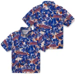 Boise State Broncos Hawaiian Shirt – Hibiscus Overlay