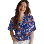 Boise State Broncos Hawaiian Shirt – Hibiscus Overlay