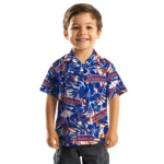 Boise State Broncos Hawaiian Shirt – Hibiscus Overlay