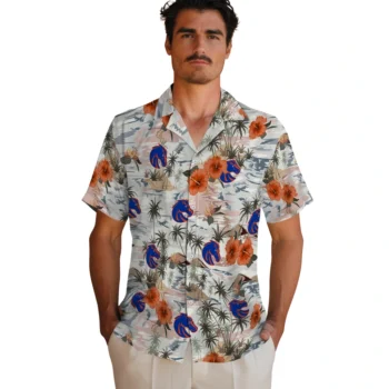 boise state broncos hibiscus seaside white hawaiian shirts fashion forward