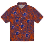 Boise State Broncos Hawaiian Shirt – Leaf Outline