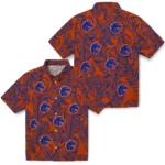 Boise State Broncos Hawaiian Shirt – Leaf Outline