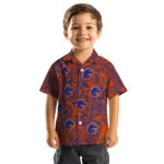 Boise State Broncos Hawaiian Shirt – Leaf Outline