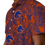 Boise State Broncos Hawaiian Shirt – Leaf Outline