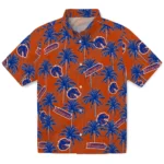 Boise State Broncos Hawaiian Shirt – Palm Tree Motif