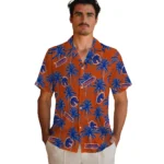 Boise State Broncos Hawaiian Shirt – Palm Tree Motif